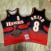 Hawks 8 Steve Smith Red 1996-97 Hardwood Classics Jersey Mixiu,baseball caps,new era cap wholesale,wholesale hats